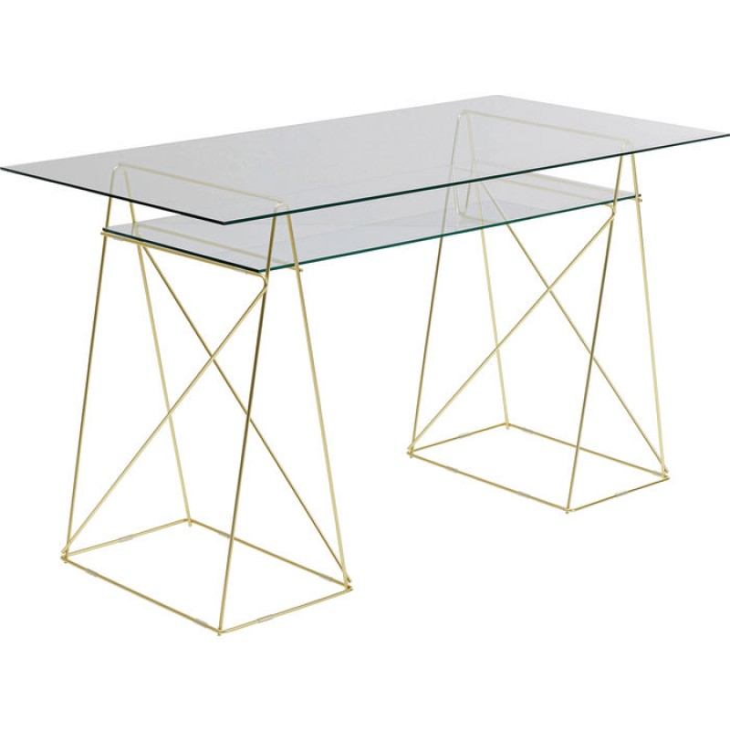 Table Base Polar Brass matt (Pair) 31x49